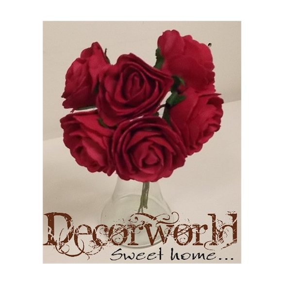 Polifoam rózsa ciklámen