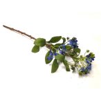 Virágos ág 54 cm - Kék