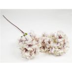 Cseresznyevirág ág 72 cm - Krém/Lila