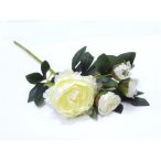 Bazsarózsa ág 65cm - Fehér