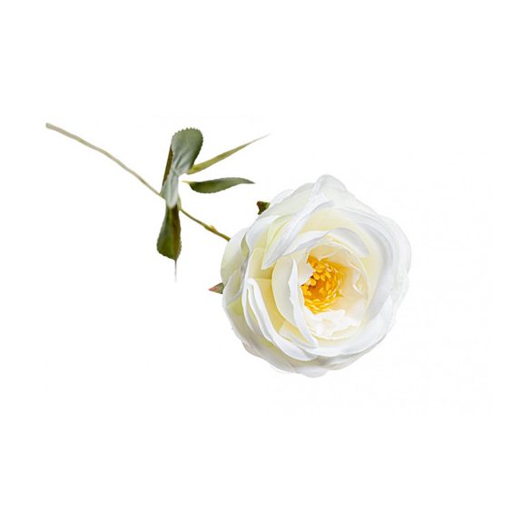 Rózsa ág 55cm - Fehér