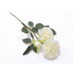 Rózsa ág 61cm - Fehér