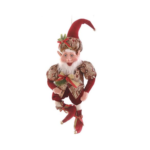 Elf akasztós 91cm - Bordó /arany