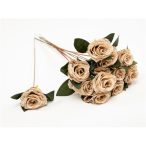 Rózsa ág 44cm - Barna/lila