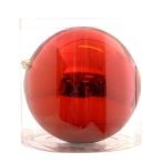 Gömb műanyag 30cm - Piros