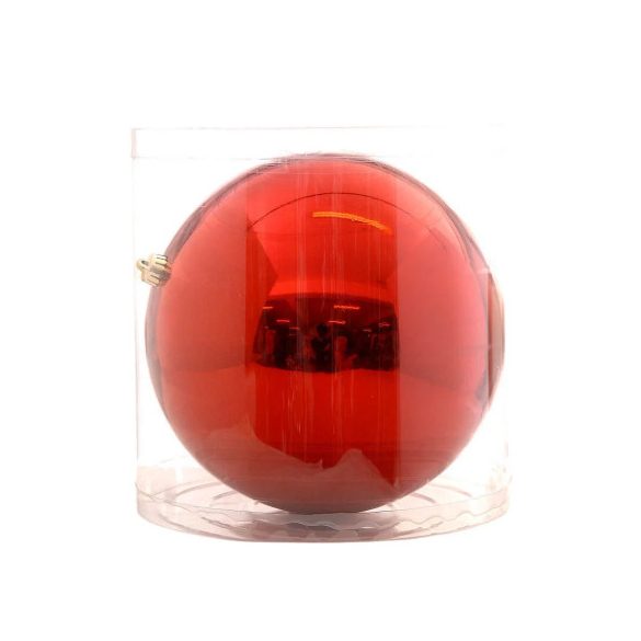 Gömb műanyag 30cm - Piros