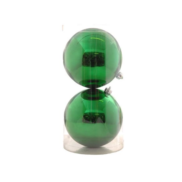 Gömb műanyag 20cm - Zöld S/2