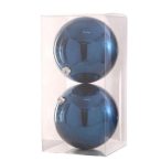 Gömb műanyag 20cm - Sötét kék S/2