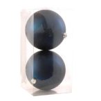 Gömb műanyag 20cm - Matt sötét kék S/2