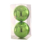 Gömb műanyag 20cm - Lime zöld S/2