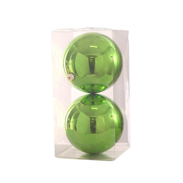 Gömb műanyag 20cm - Lime zöld S/2