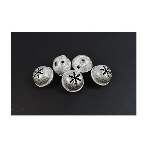 Csengő kerek 3,5cm - Ezüst S/25