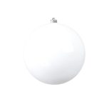 Műanyag gömb 25cm - Fényes Fehér