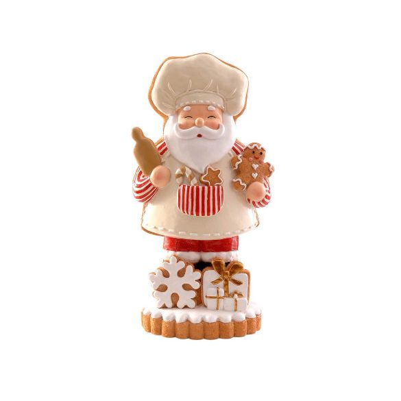 Télapó mézeskalács poly 31cm