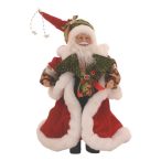 Mikulás 45,7cm - Piros/zöld