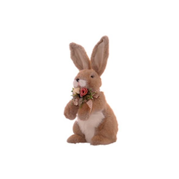 Nyúl ülő 40cm - Barna