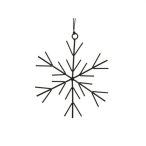 Hópihe akasztós fém 15,5cm - Fekete