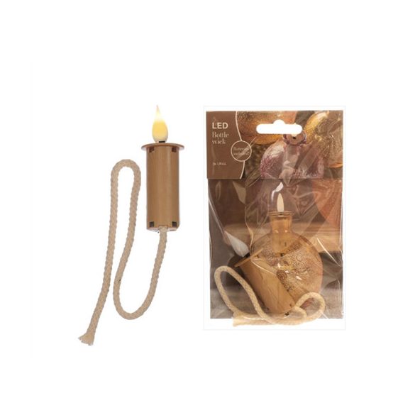 Gyertyakanóc Led lánggal (2db AA elemel, az elem nem tartozéka)