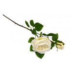 Rózsa ág 52cm - Fehér