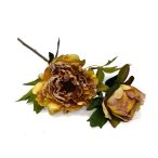 Virágfejes ág 50cm - Narancs