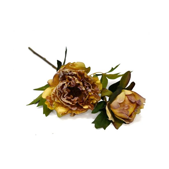 Virágfejes ág 50cm - Narancs