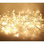   Fényfüzér 800 LED-es 40M - Hidegfehér (átlátszó vezetékes) + adapter