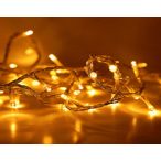   Fényfüzér 800 LED-es 40M - Melegfehér (átlátszó vezetékes) + adapter