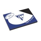   Karton bőrhatású Clairefontaine Text and Cover A/3 270g fekete 100 ív/csomag