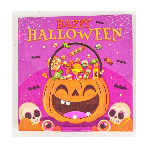 Party szalvéta 33x33cm - Halloween (20db/csom)