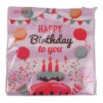 Party szalvéta 33x33cm - Happy Birthday to you (20db/csom)
