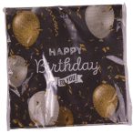 Party szalvéta 33x33cm - HAPPY Birthday TO YOUT (20db/csom)