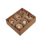 Tojás igazi, dobozban 6cm - S/6