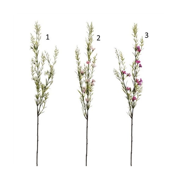 Selyemvirág Borionia csokros 69cm - 3 színben