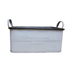 Kaspó fém láda 29,5x21x13 cm - Több szín - L-méret