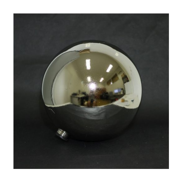 Műanyag gömb 30cm - Ezüst