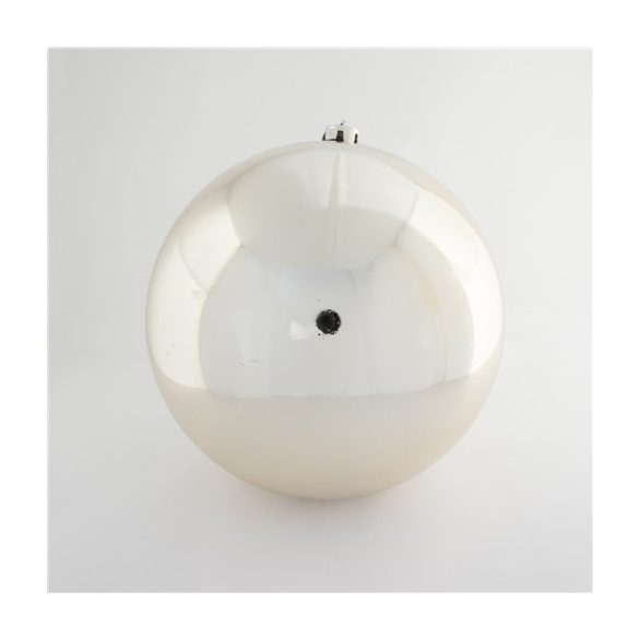 Műanyag gömb 20cm - Ezüst