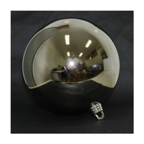 Műanyag gömb 40cm - Ezüst