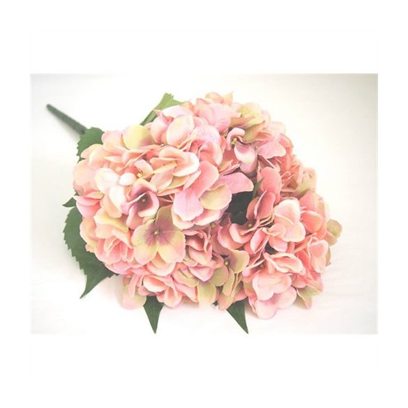 Hortenzia csokor x5 rózsaszín / zöld