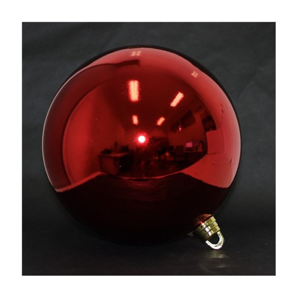 Műanyag gömb 30cm - Piros