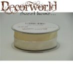 Szalag Flair textil 40mmx20m fehér krém SSS