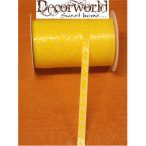   Szalag Flowergirl gyorskötözőszalag textil 10mmx150m sárga