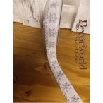 Szalag Sternanis textil 25mm x 5m ezüst