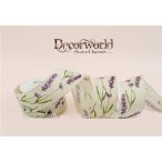 Lavender szalag levendulás textil 40mmx10m krém-lila-zöld