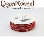 Szalag Baltik textil 8mmx10m piros SSS