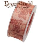 Szalag Gartenzeit textil 40mm x 10m - Sárgabarack