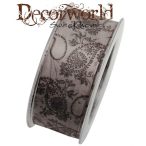 Szalag Gartenzeit textil 40mm x 10m - Homok