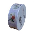 Szalag Blumenampel virágos textil 25mm x 8m - Lila