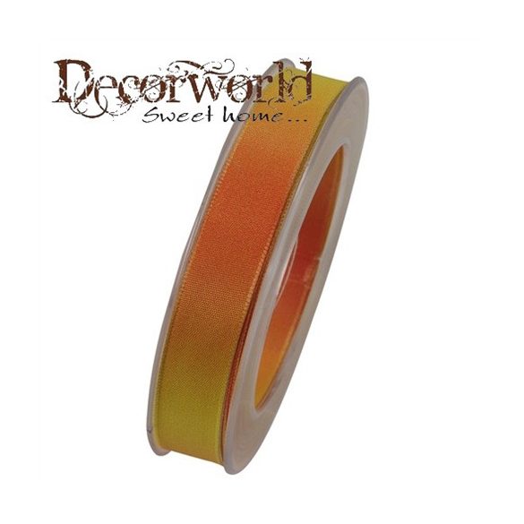 Szalag Farbenspiel textil 15mmx10m - Narancs