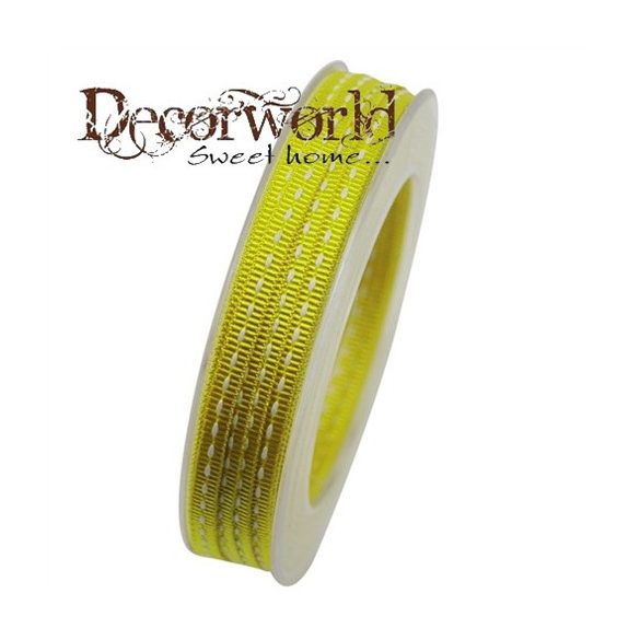 Szalag Stichband textil 5mmx10m - Zöld