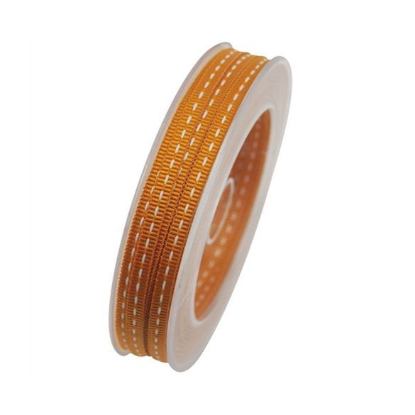 Szalag Stichband textil 5mmx10m - Narancs